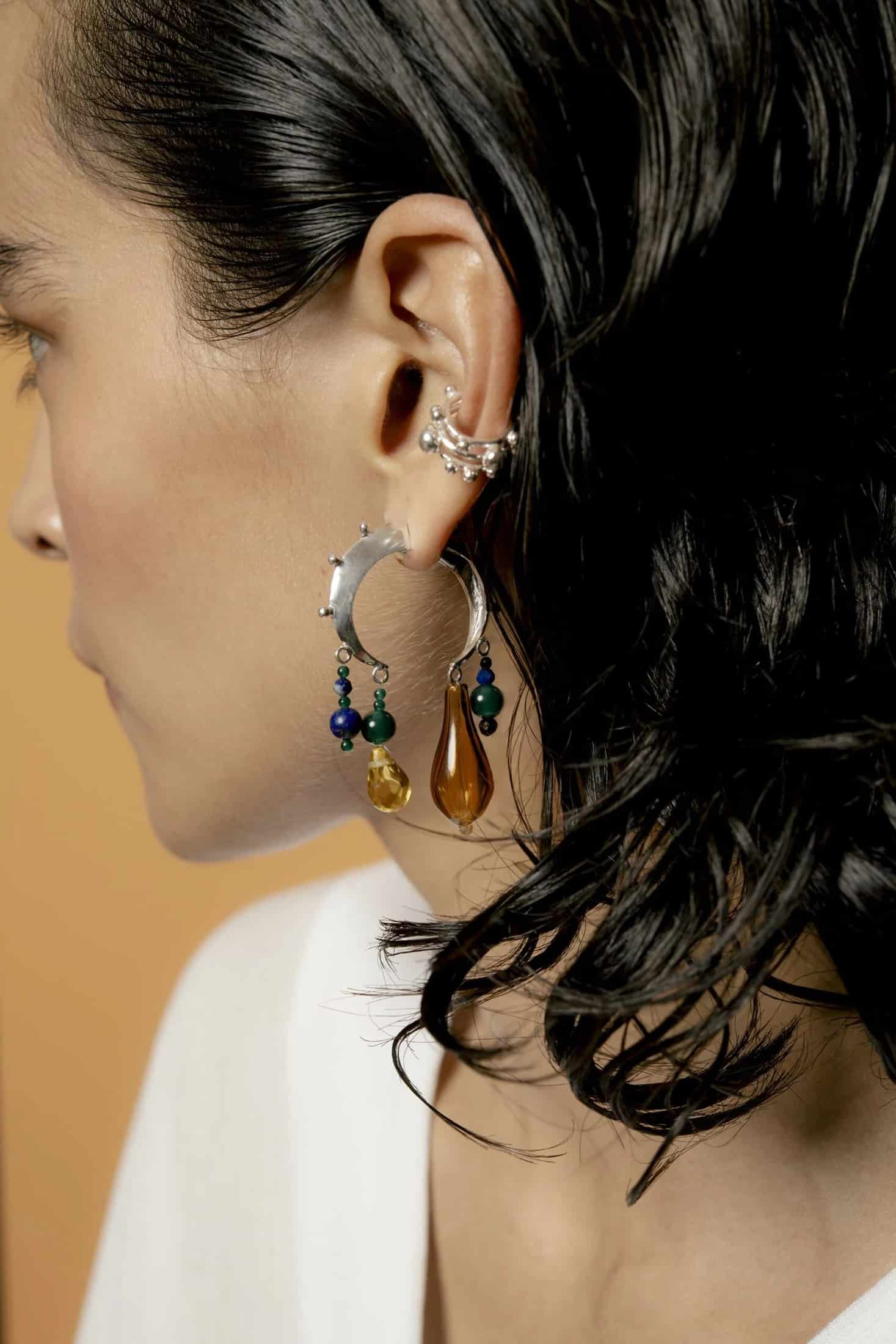 San Goli Ear Cuff Gold - miniatura 3