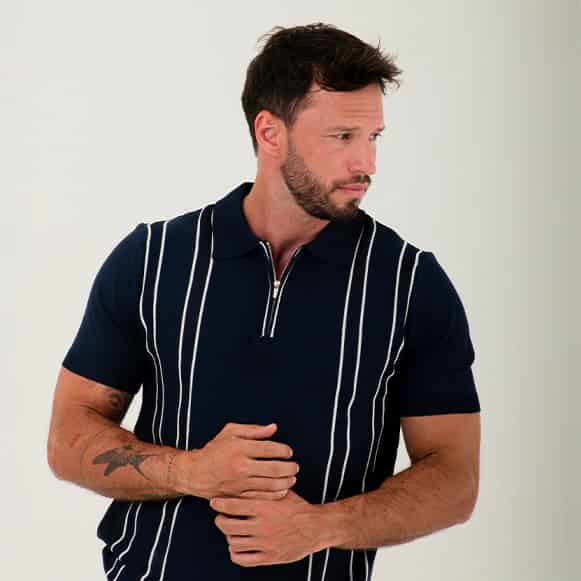 SUETER POLO MODA TEJIDO CON CORREDERA HO - miniatura 2