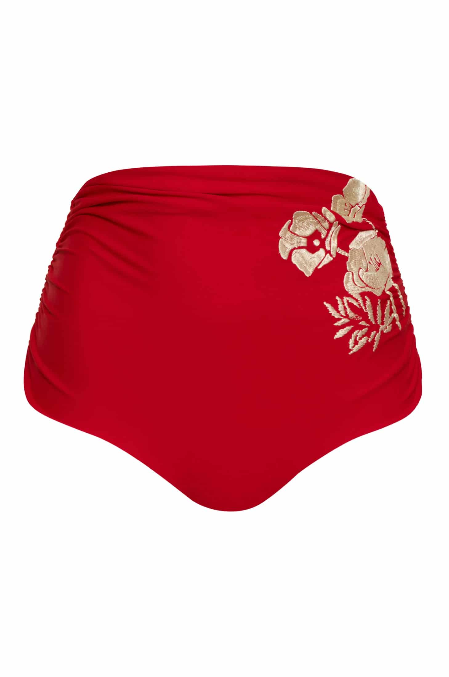Victoria Embroidered Bottom / Red - Fuchsia - miniatura 1