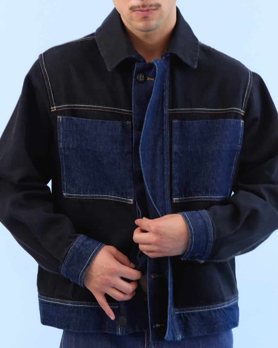 Chaqueta SAMBA NEGRO-AZUL - miniatura 1