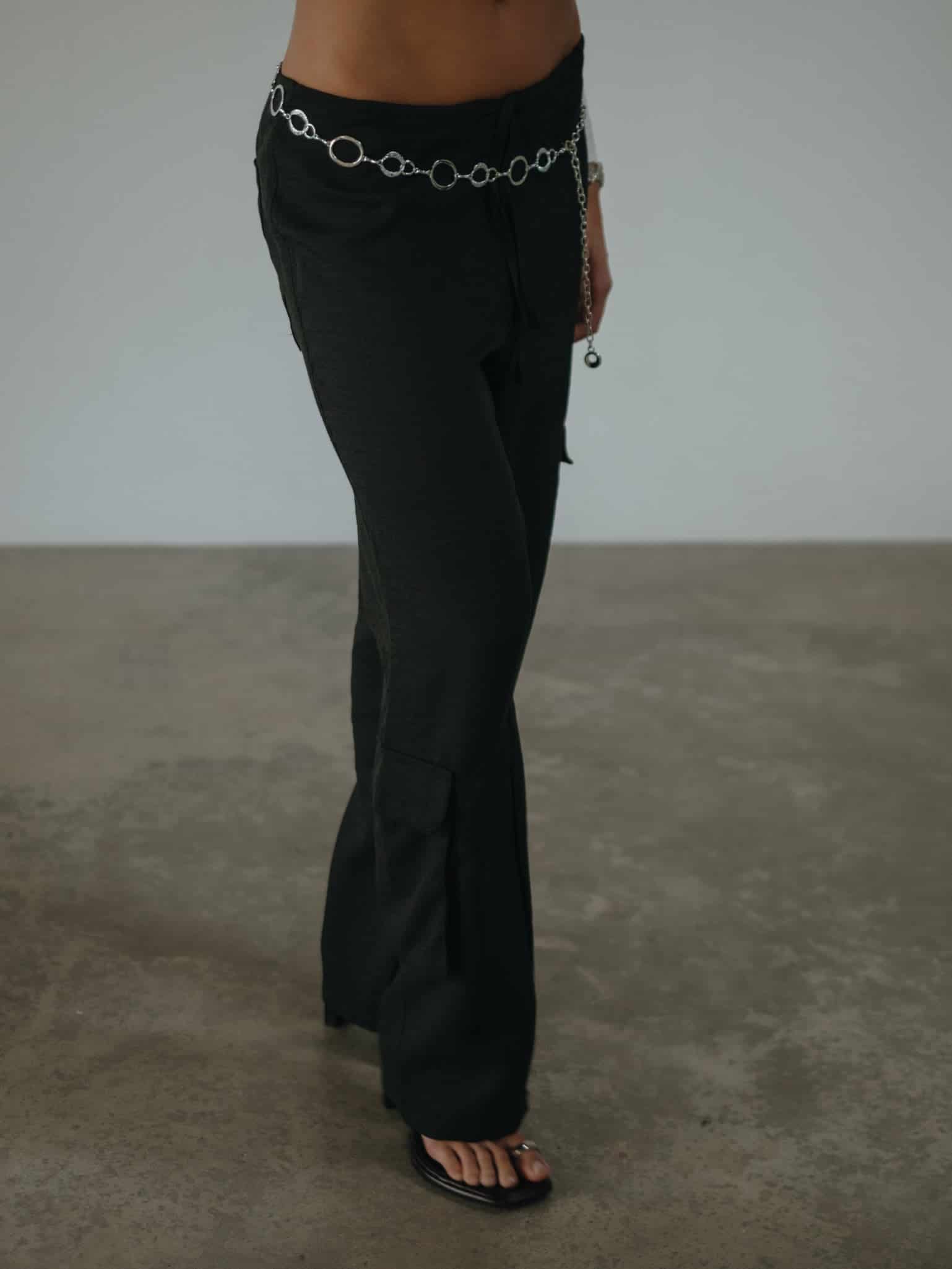 LIGHT CARGO PANT - BLACK - miniatura 11