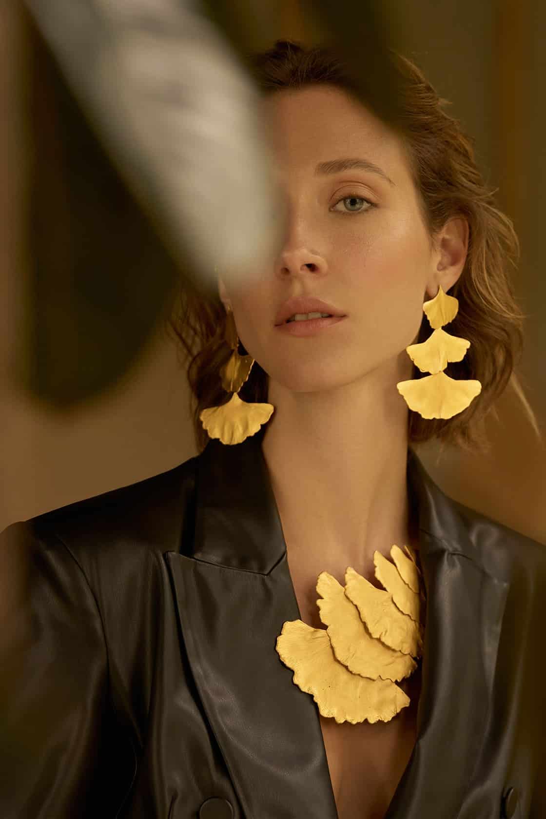 GINKGO TREE EARRINGS - miniatura 3