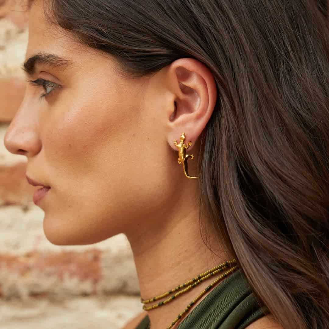 Aretes de lagartija - miniatura 3
