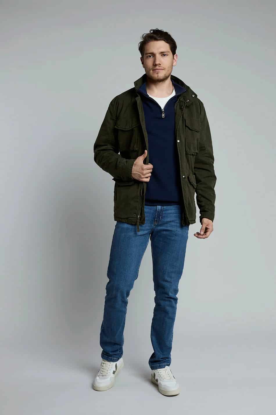 Chaqueta Cargo Verde Militar - miniatura 14