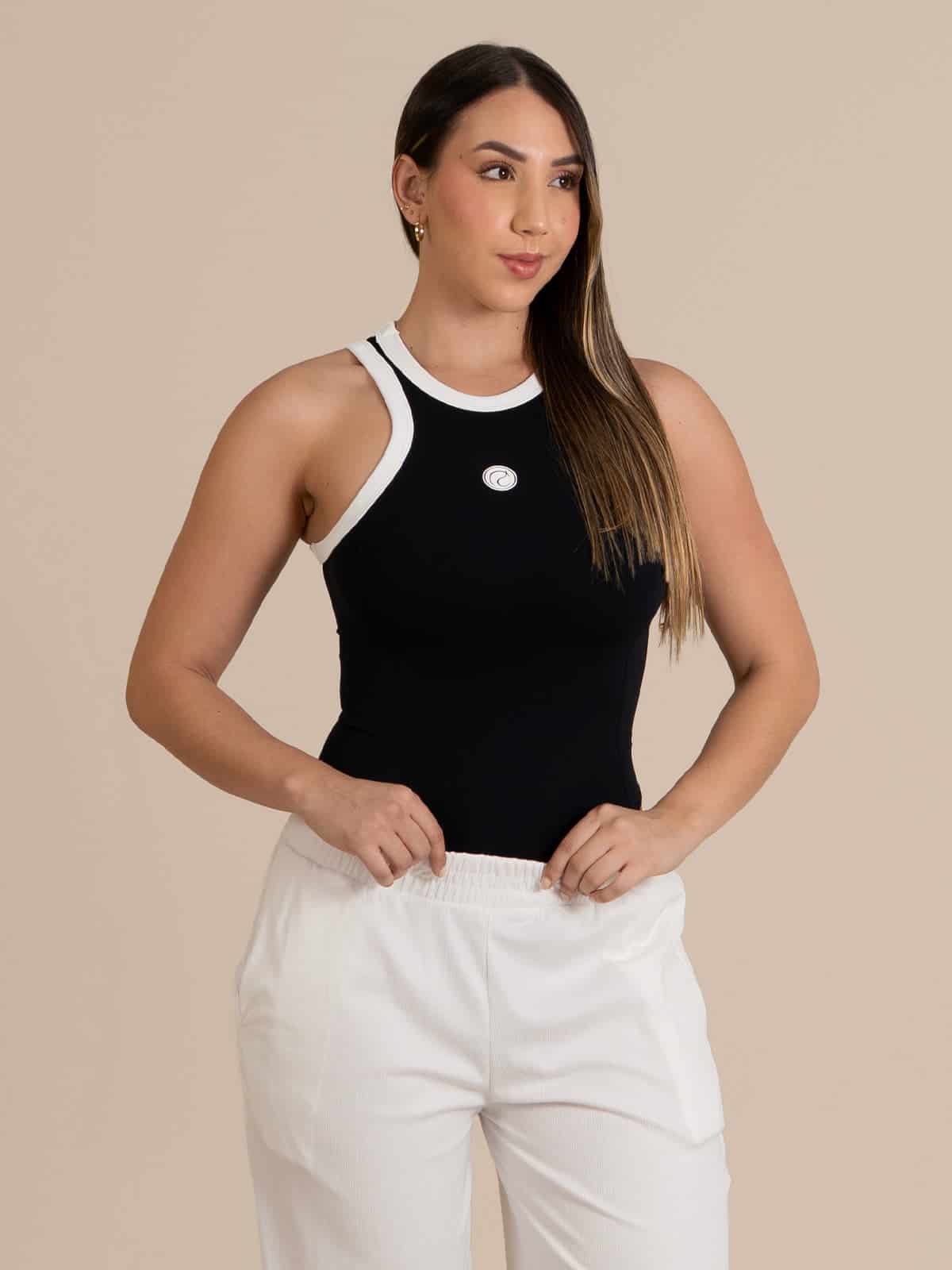 Amalfy body seamless black - miniatura 1