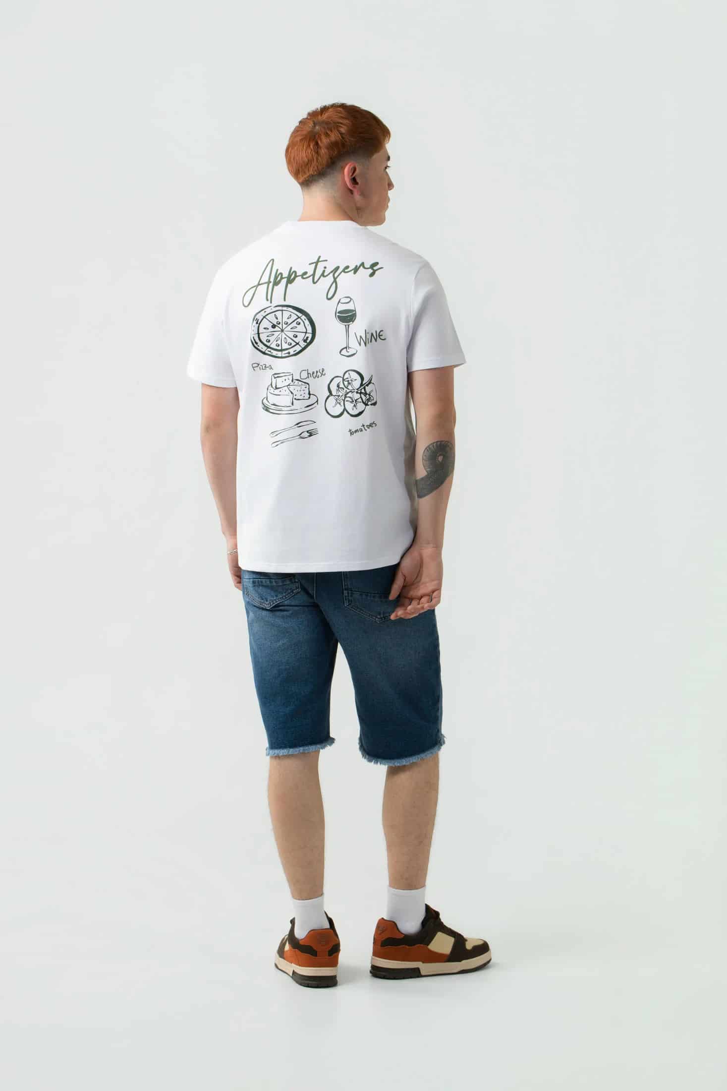 CAMISETA ESPECIAL ESTAMPADO LOCALIZADO COLOR BLANCO BLANCO - miniatura 5