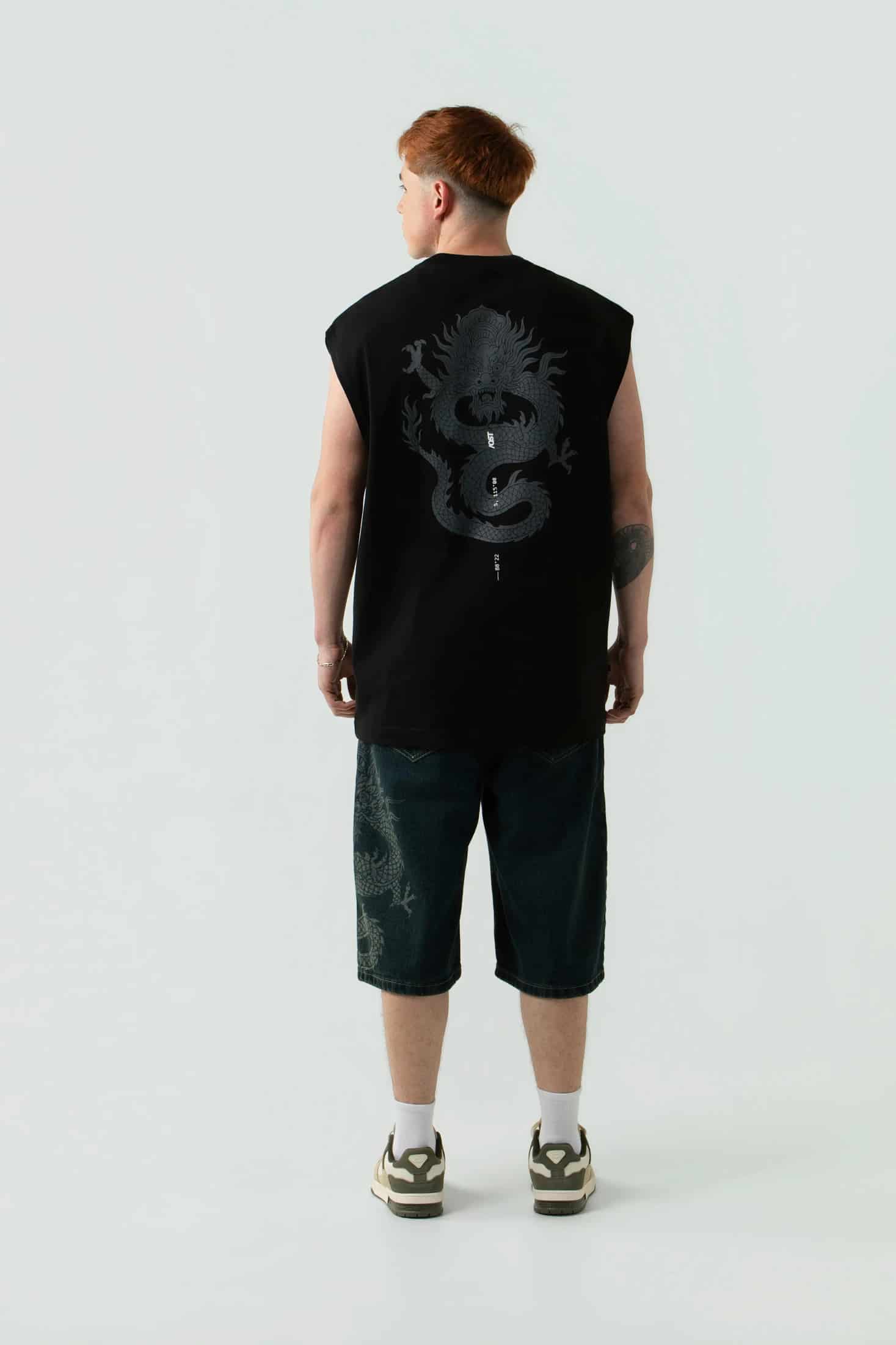 CAMISETA MANGA SISA COLOR NEGRO - miniatura 3