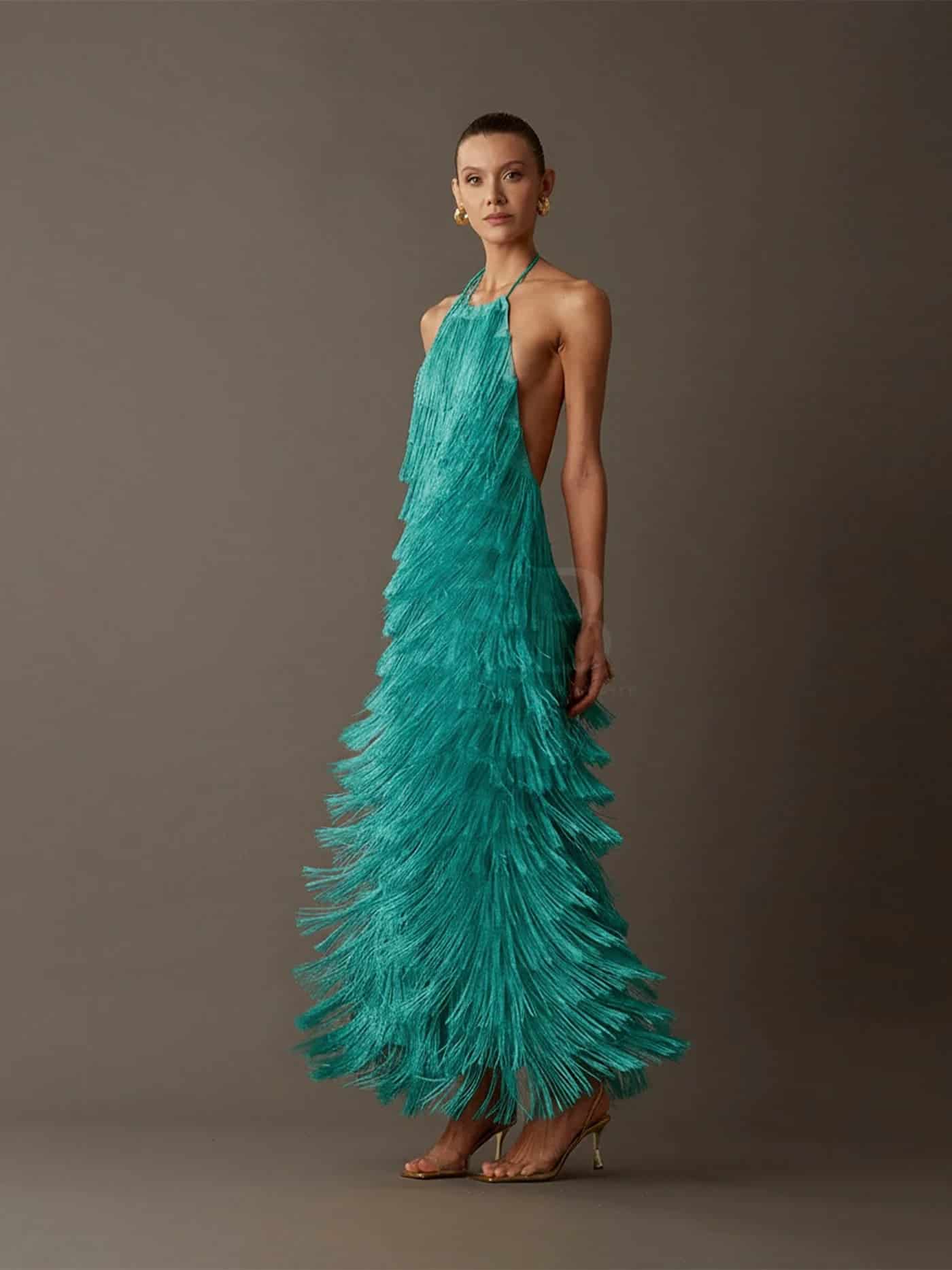 VESTIDO JOYA LARGO - miniatura 6