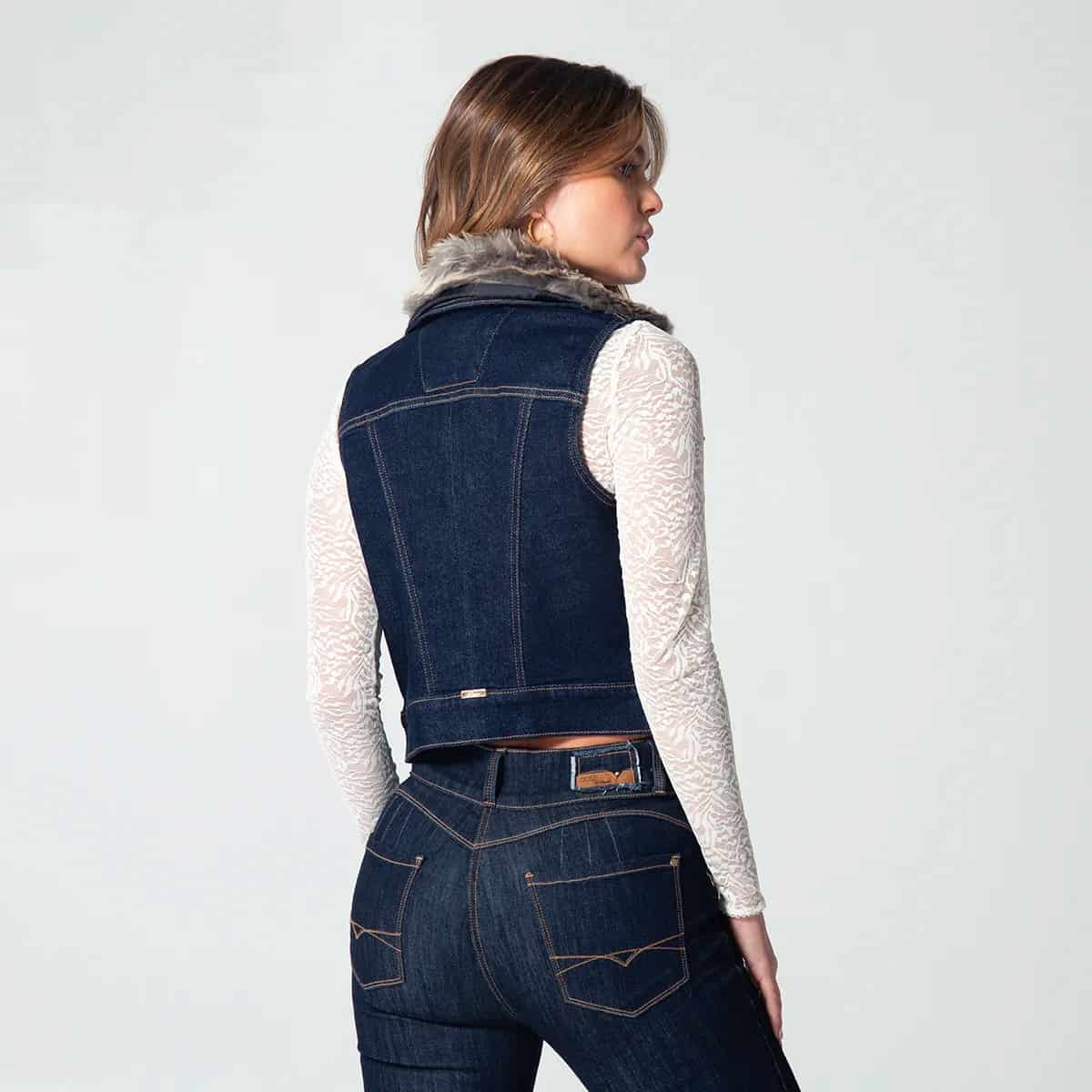 Chaleco Denim Slim Laving - miniatura 4
