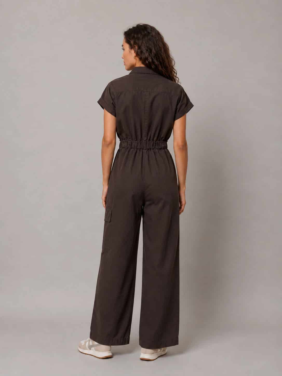 Organic Cotton Cargo Jumpsuit - miniatura 11