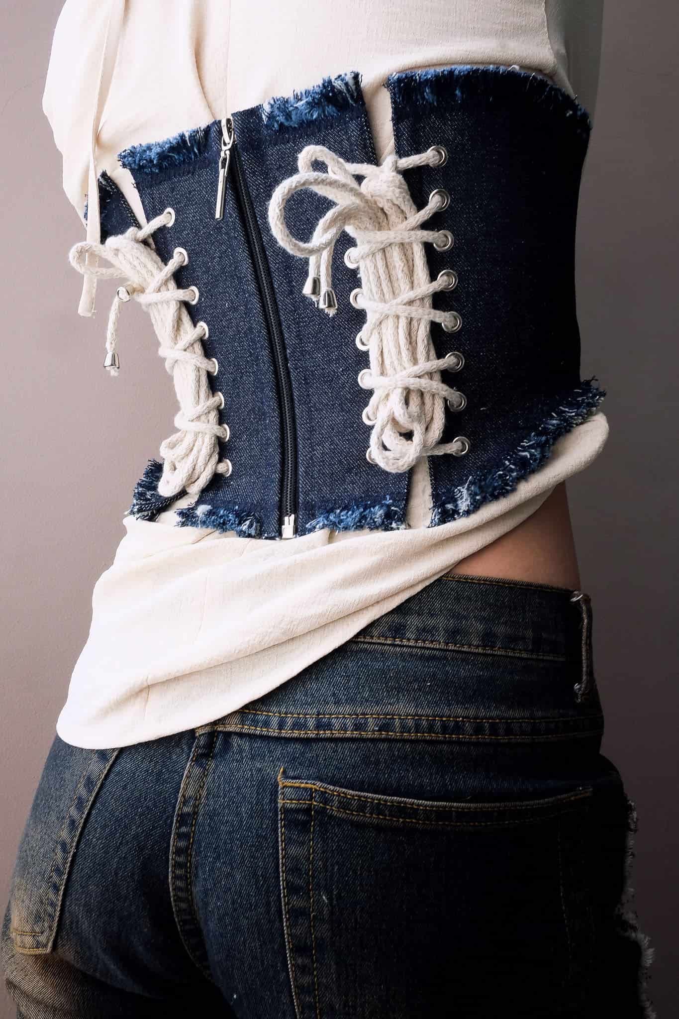 Corset Básico Demin - miniatura 2