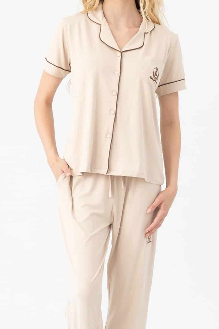 Set Pantalon New York Cashmere Beige - miniatura 1