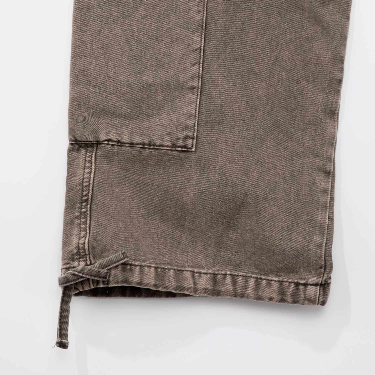 Cargo Multi-Pocket Pants - Washed Dark Brown - miniatura 5