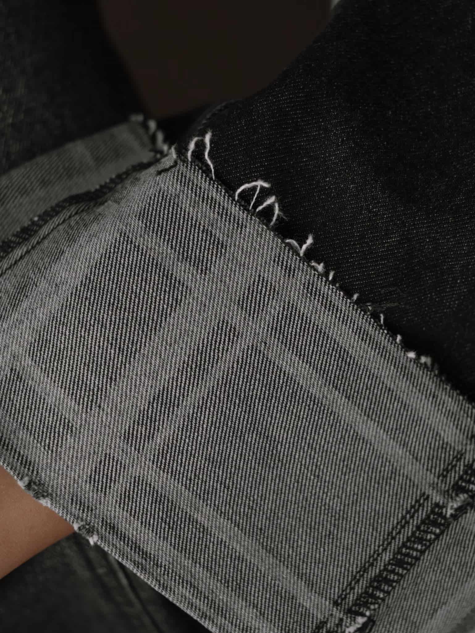 SQUARED CUFF JEAN - BLACK PEPPER - miniatura 2