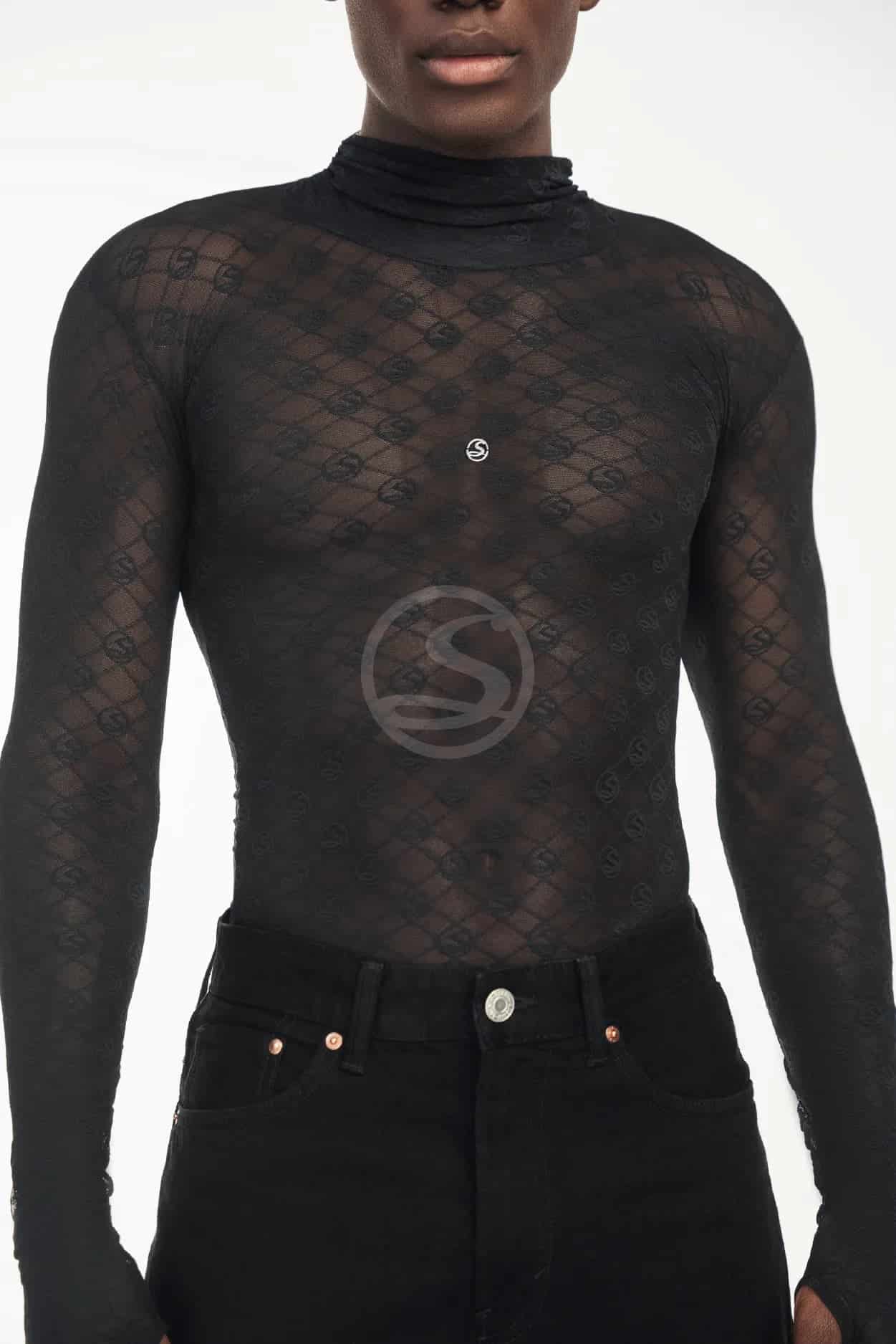 Mesh Surnia Negro Santísimas Men Ref. S-641 - miniatura 3