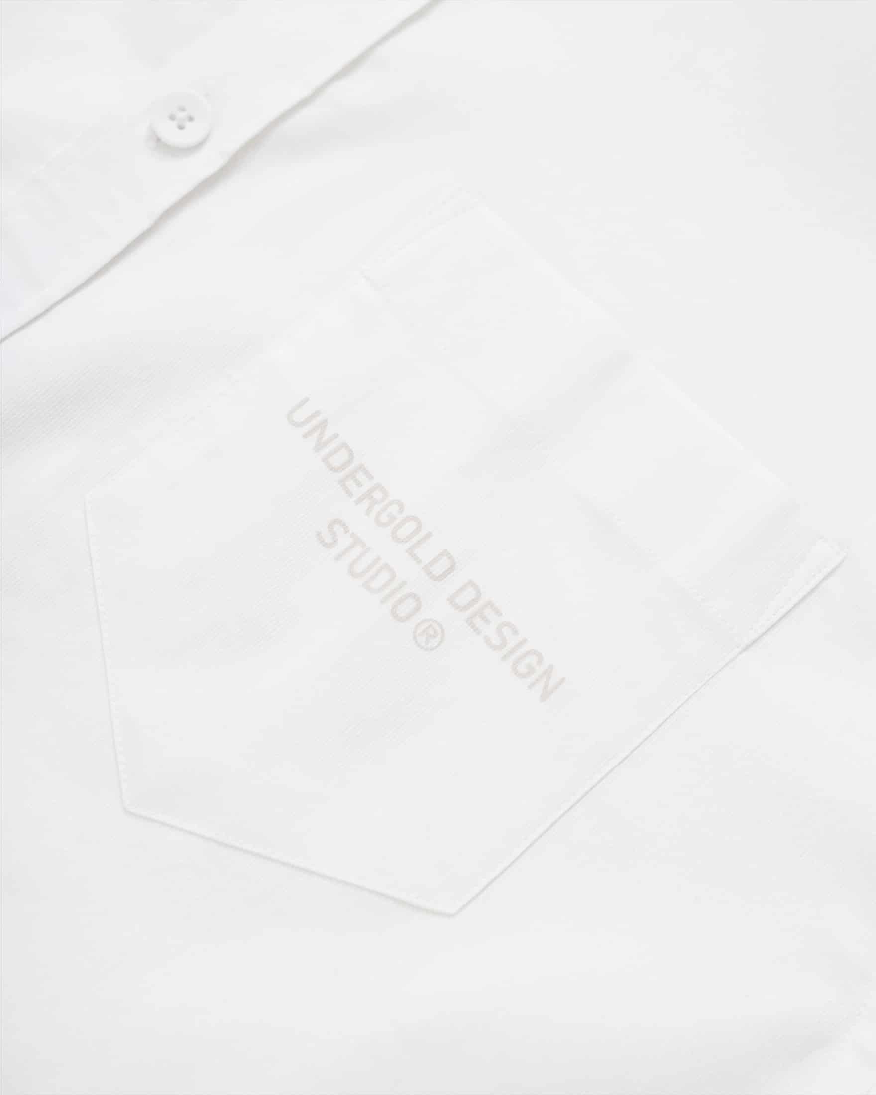 Basics Undergold Design Studio Long Sleeve Boxy Shirt Bone - miniatura 14