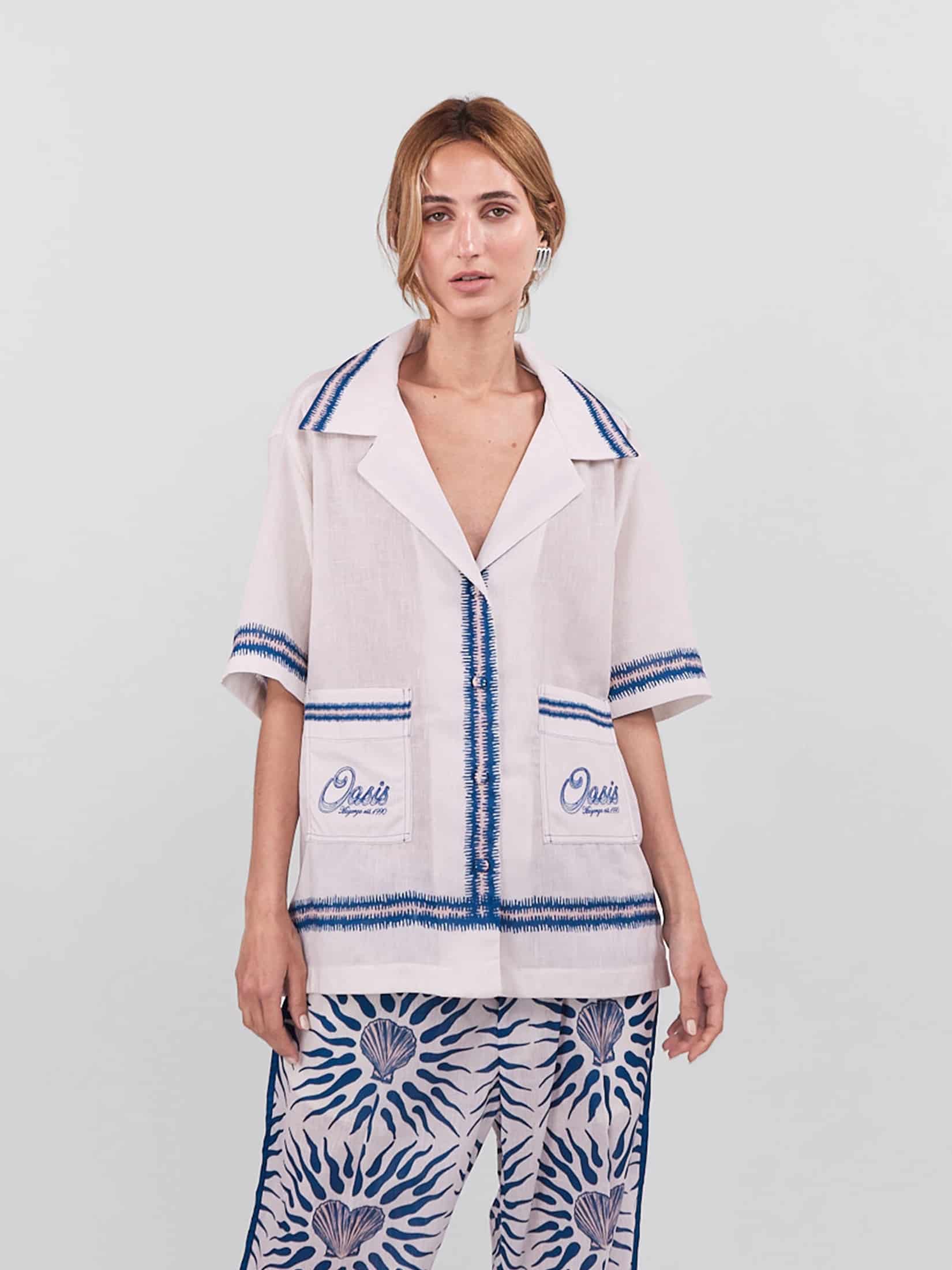 Blouse Oasis - Azul - miniatura 1