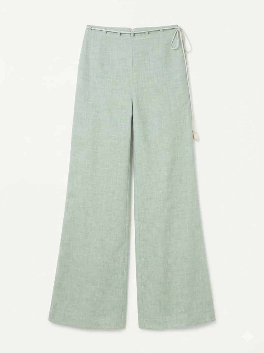 VERA PANT SEAFOAM GREEN - miniatura 1