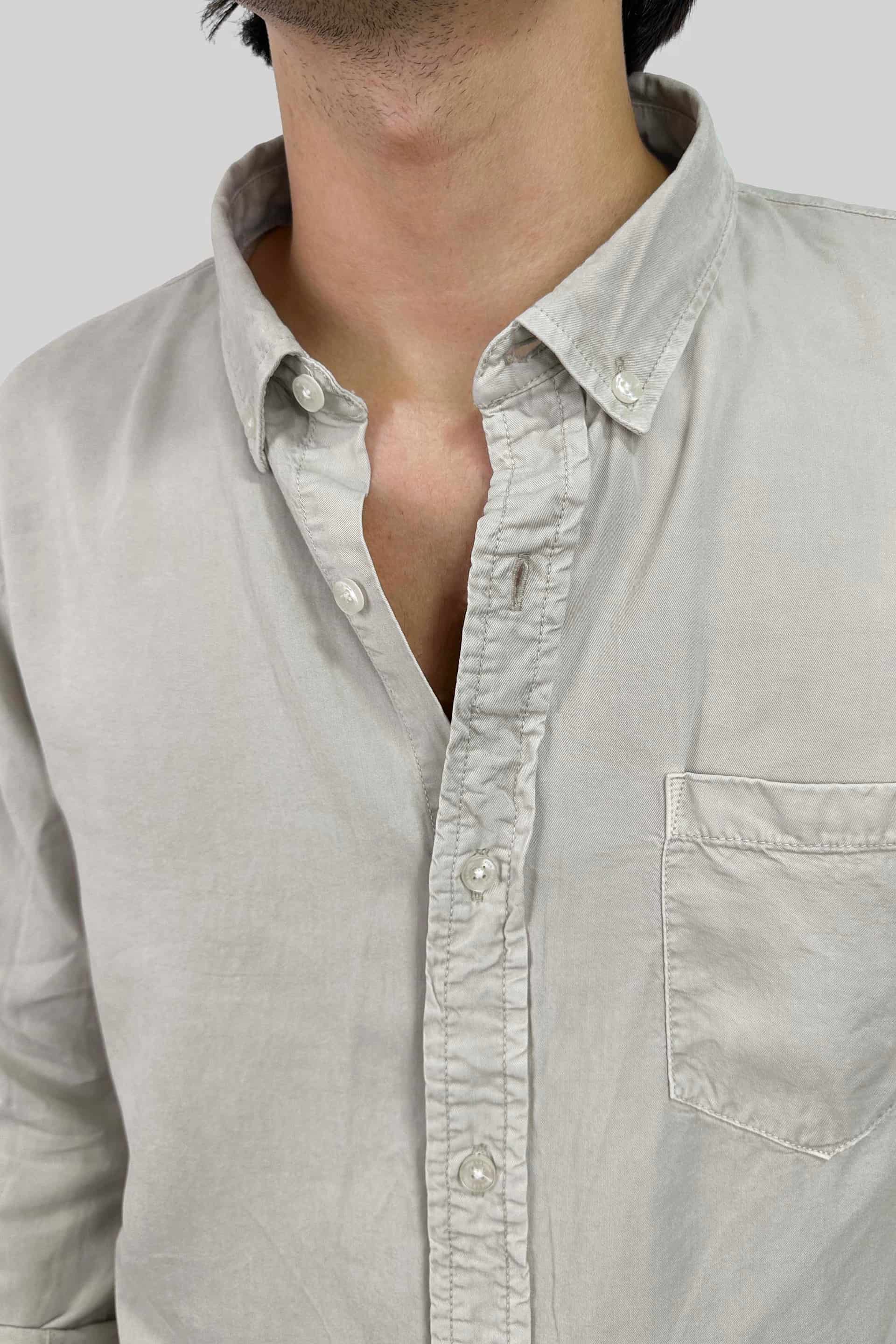 CAMISA LYOCELL TOSTADO - miniatura 2