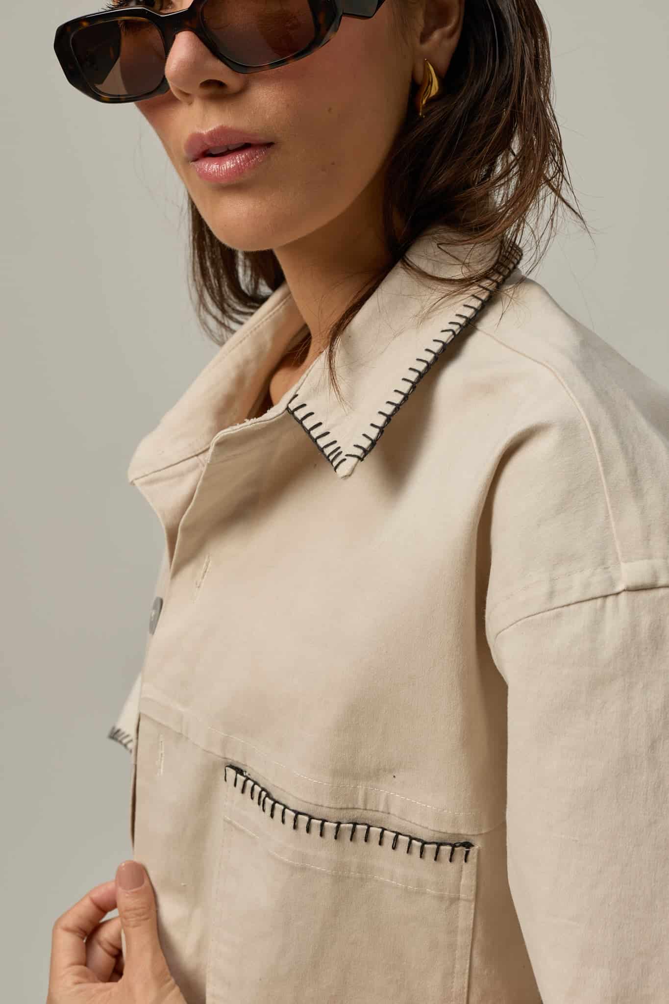 Camisa Hamada | beige - miniatura 4