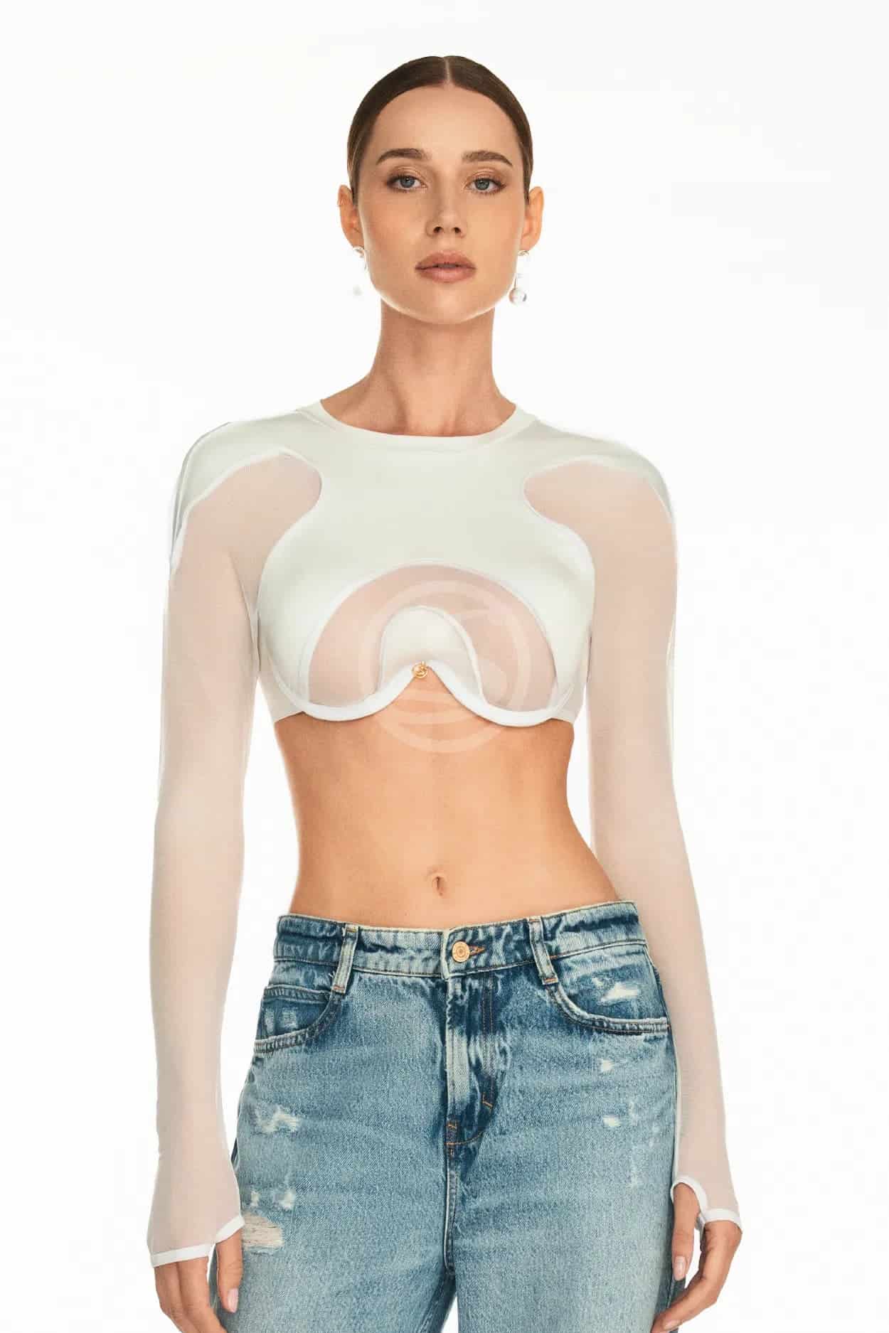 Bustier Shape Blanco Santísimas Ref. S-559 - miniatura 1