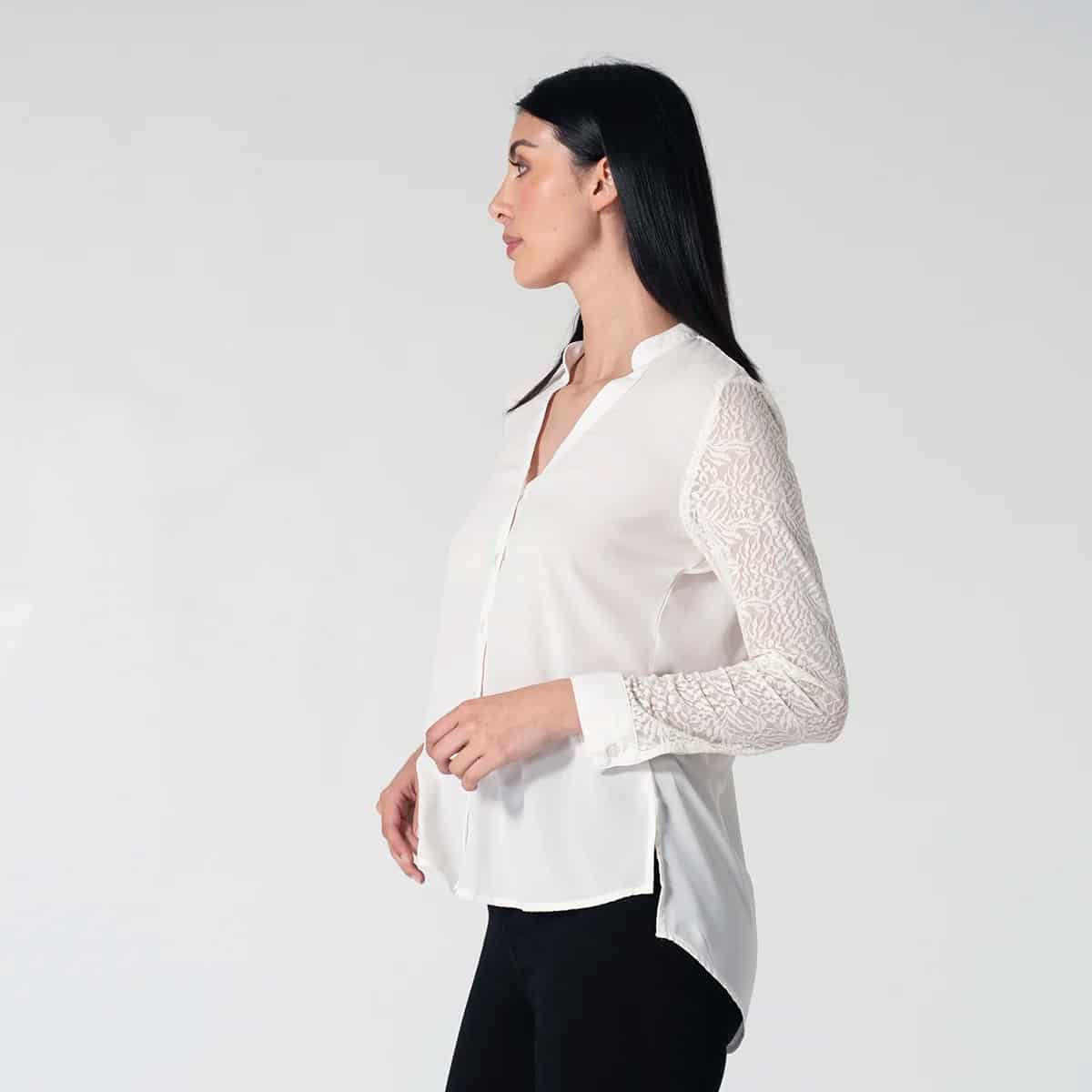 Blusa Formal Regular Yango - miniatura 3