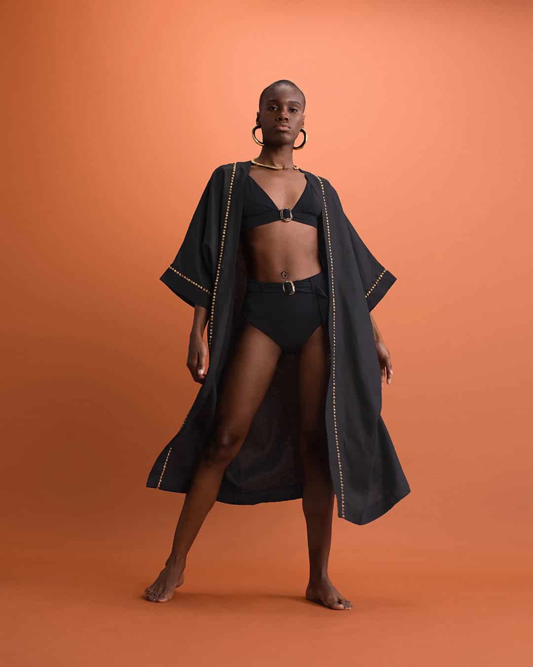 RAFAELA KAFTAN / Negro - miniatura 1