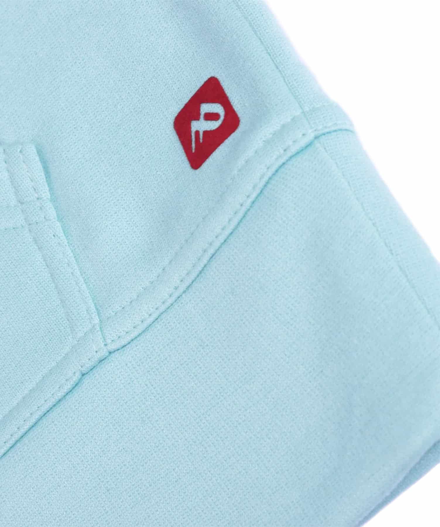 Buzo abierto con Capota Mujer Azul Celeste - miniatura 4