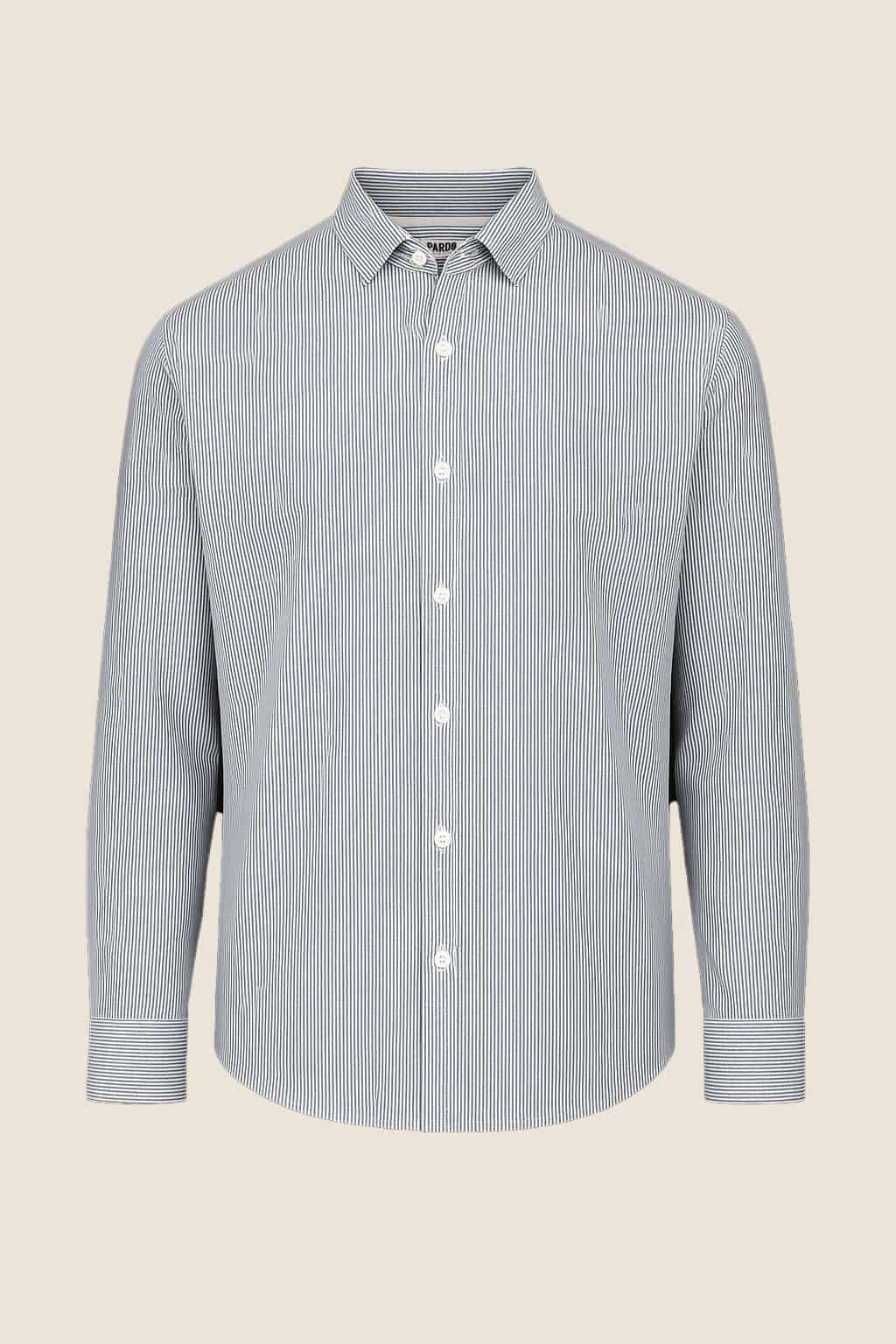 Camisa mini rayas azules - miniatura 2