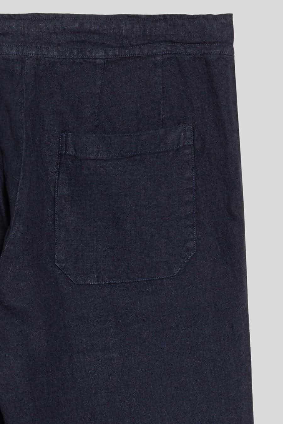 Men's linen pants navy alex - miniatura 3