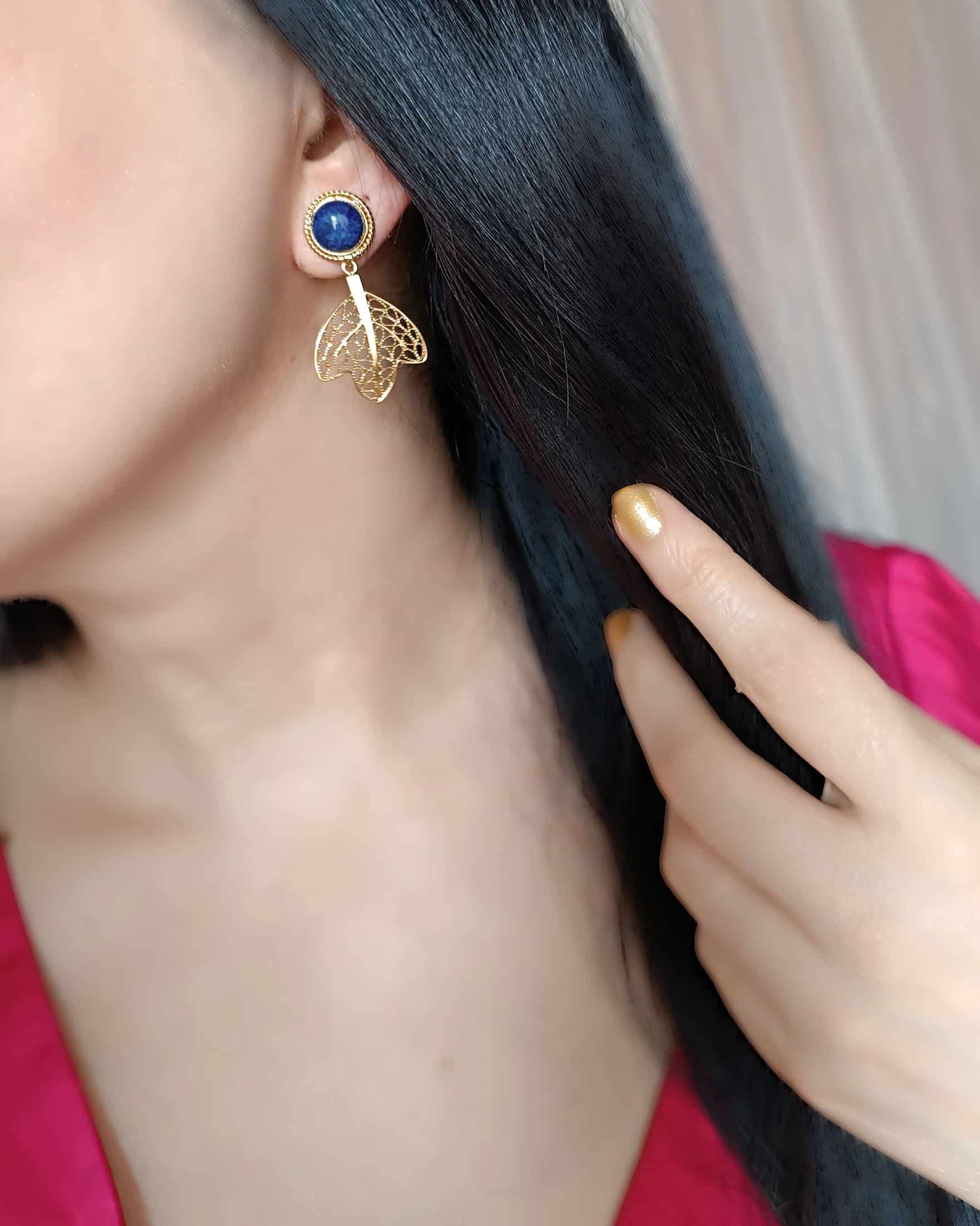Aretes filigrana  multifuncionales Belisa - miniatura 2
