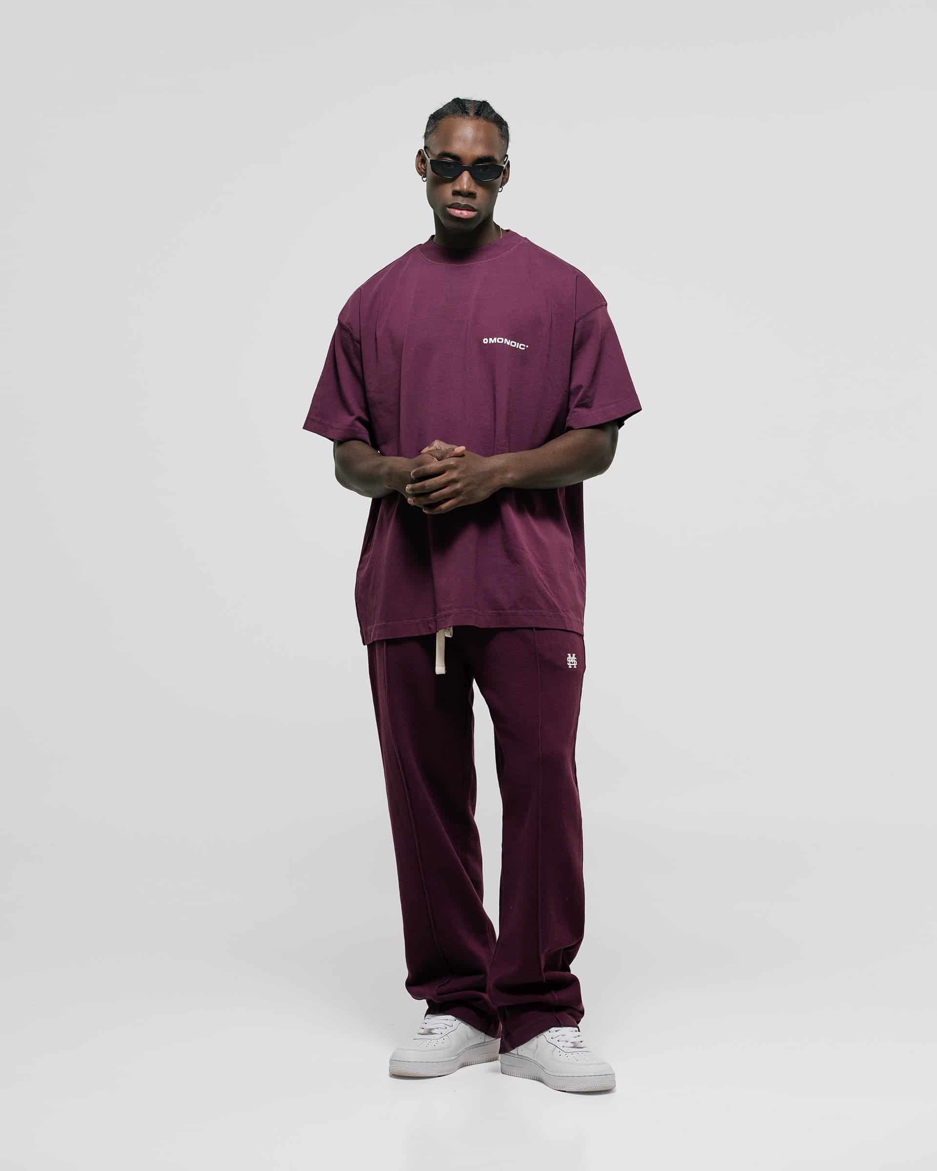 Camiseta Oversized Básica V3 - Burgundy - miniatura 2