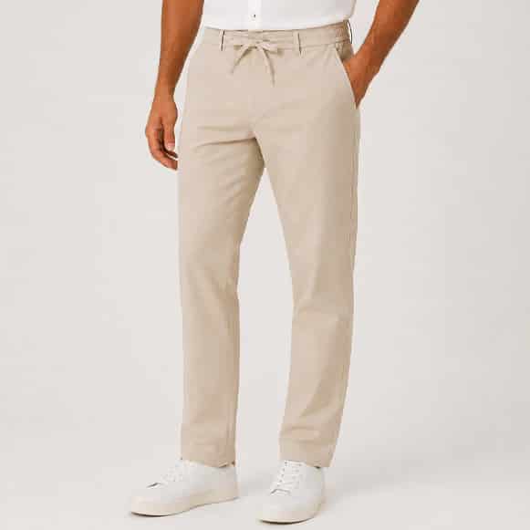 PANTALON RESORTADO 100% POLIESTER HOMBRE - miniatura 2