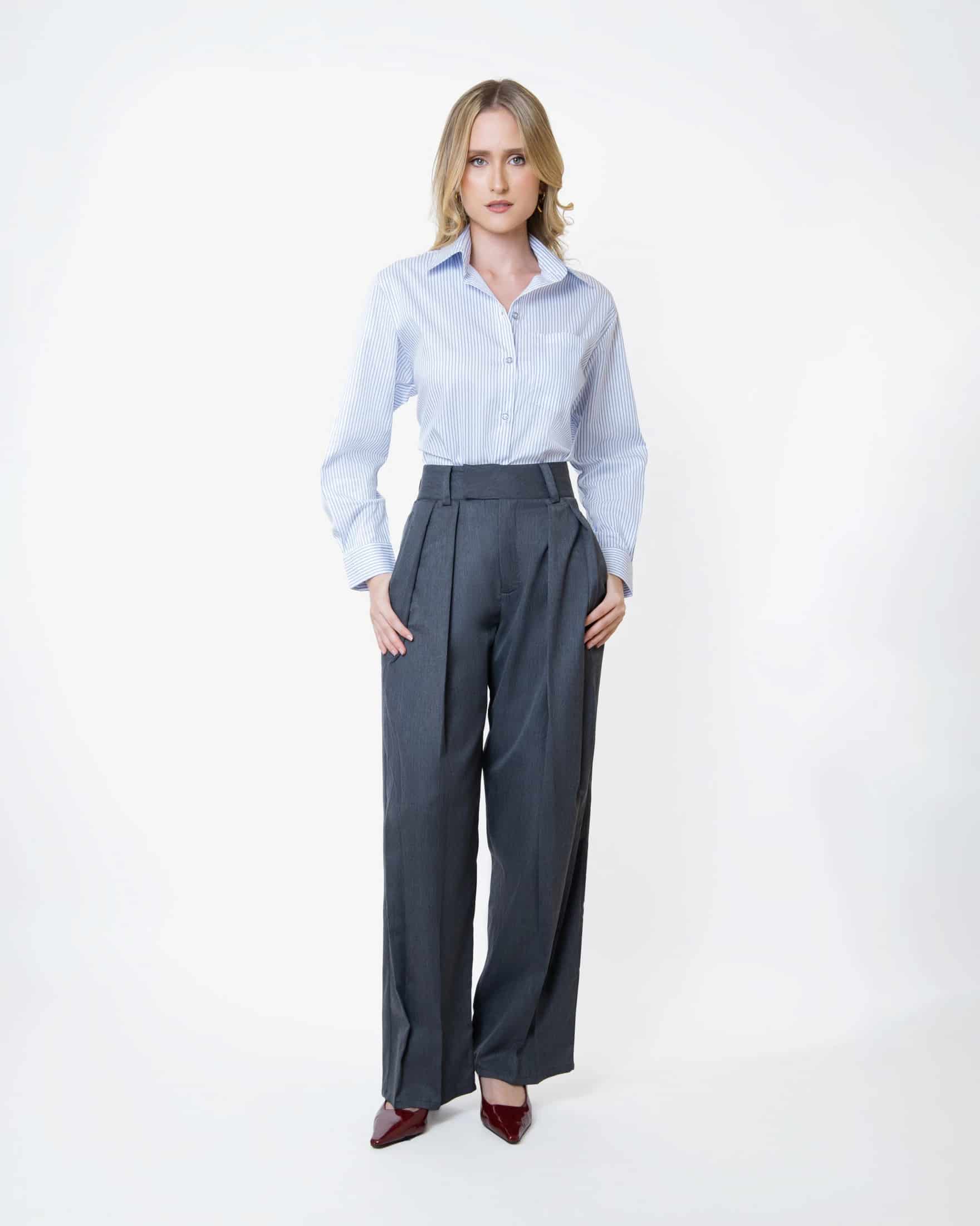 Gray Office Pants - miniatura 1