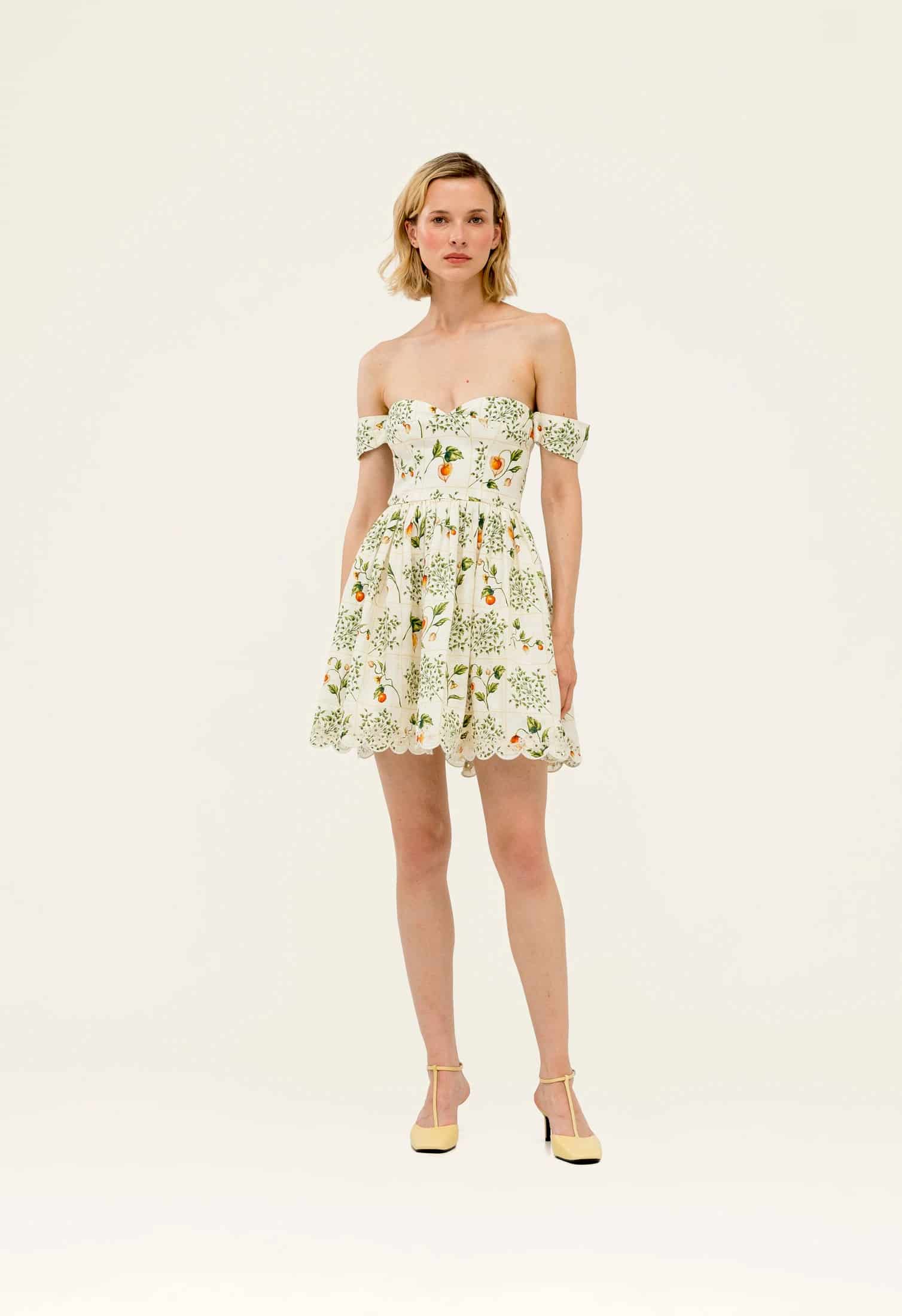 Poesia Uchuva Mini Dress - miniatura 1