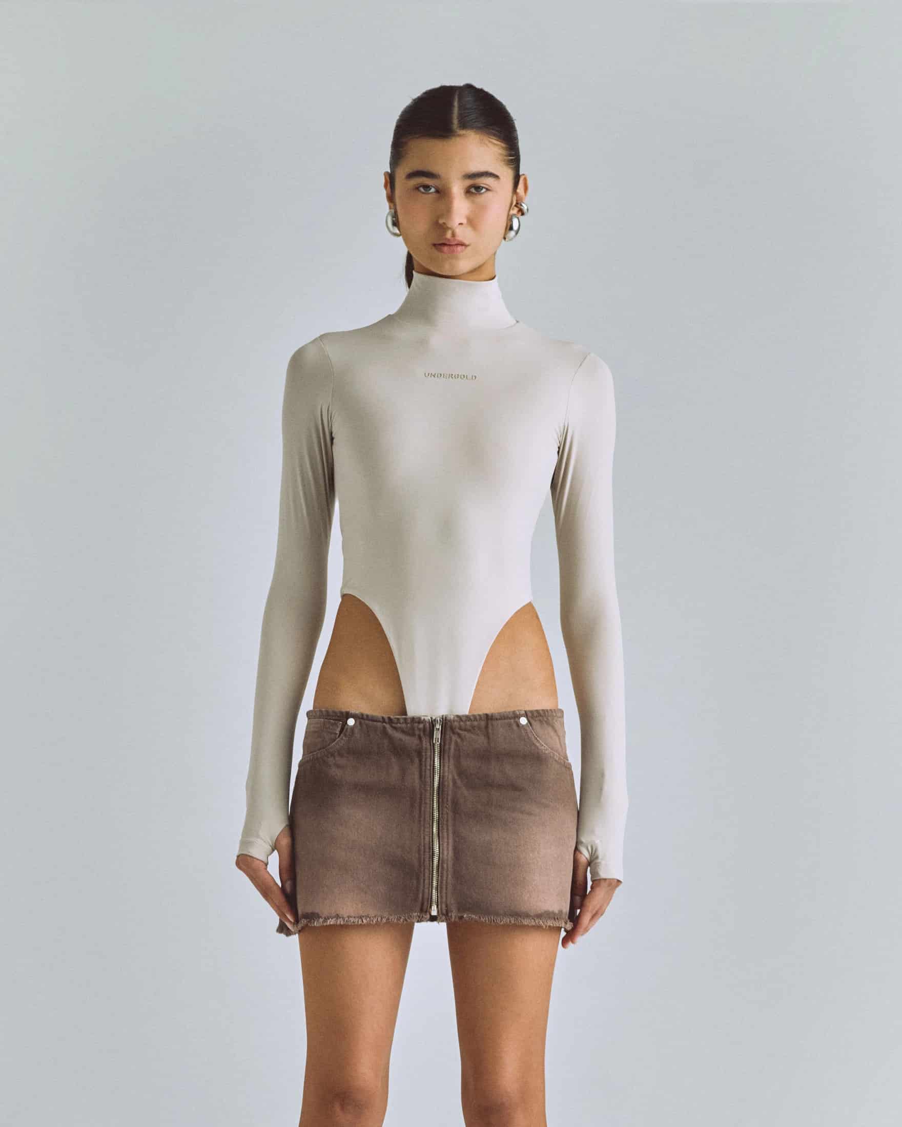 Basics Turtleneck Backless Body White - miniatura 7