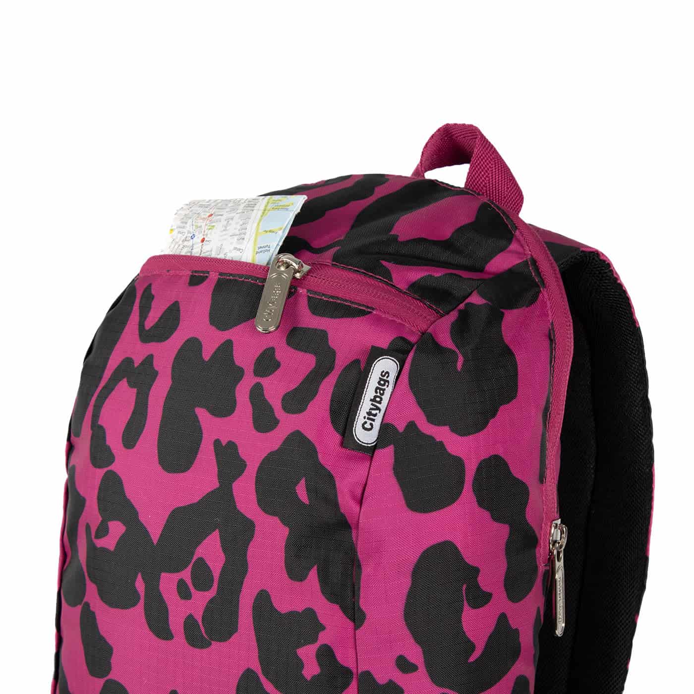 Morral Trekking ULTRA Estampado Viva Magenta Citybags Multicolor - miniatura 5