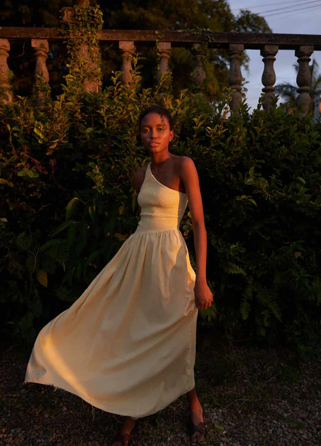 Vestido Lienzo Amarillo - miniatura 2