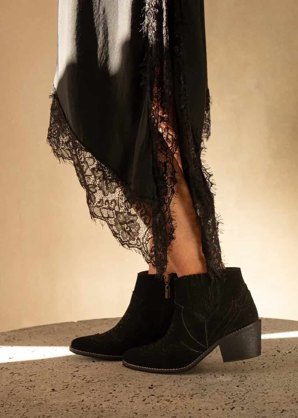 Botas Oeste Negro - miniatura 7