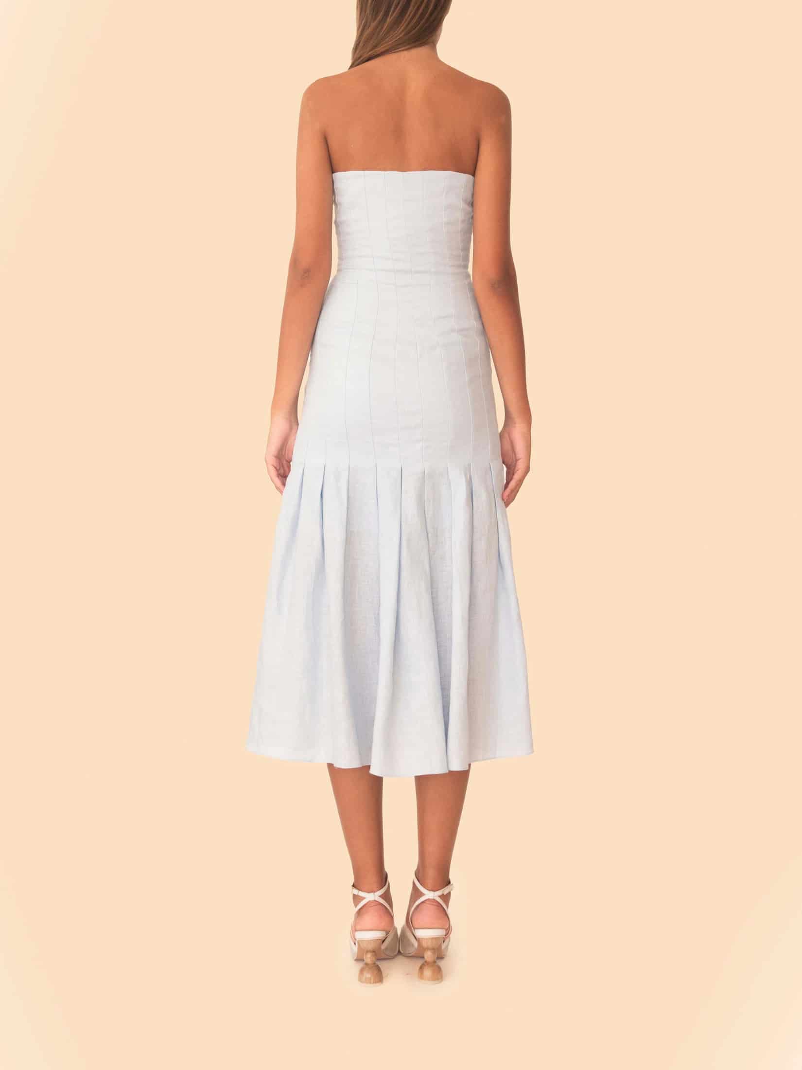 ELEA DRESS ICE BLUE - miniatura 4