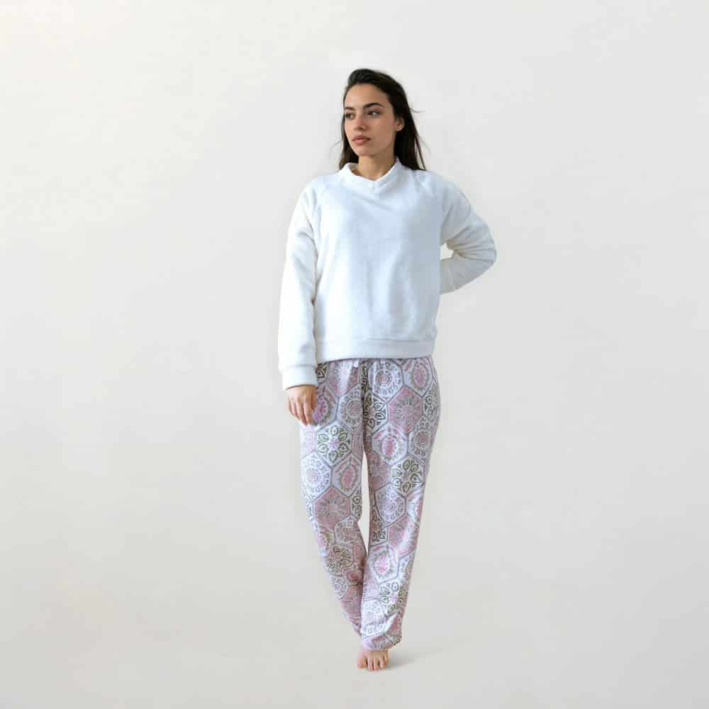 Conjunto de Pijama Pantalón Largo Jardines del Amanecer - miniatura 1
