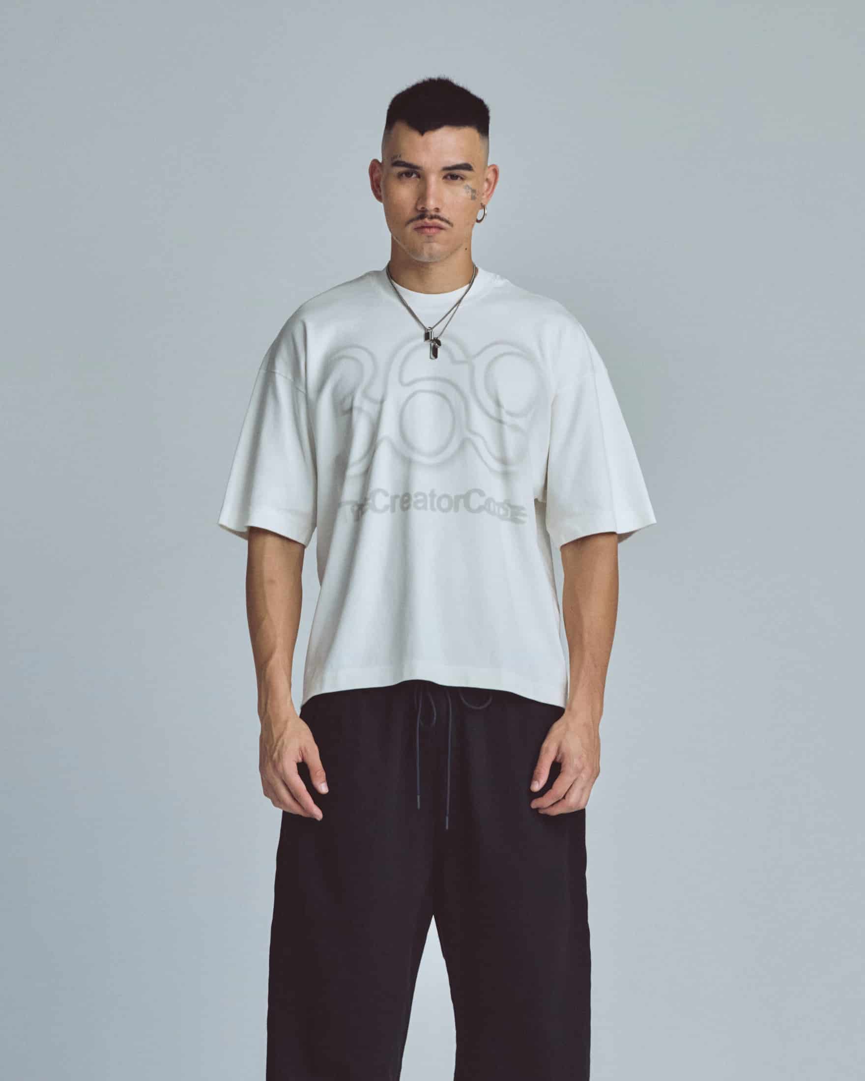 Stardust Code Boxy Fit Tshirt White - miniatura 2