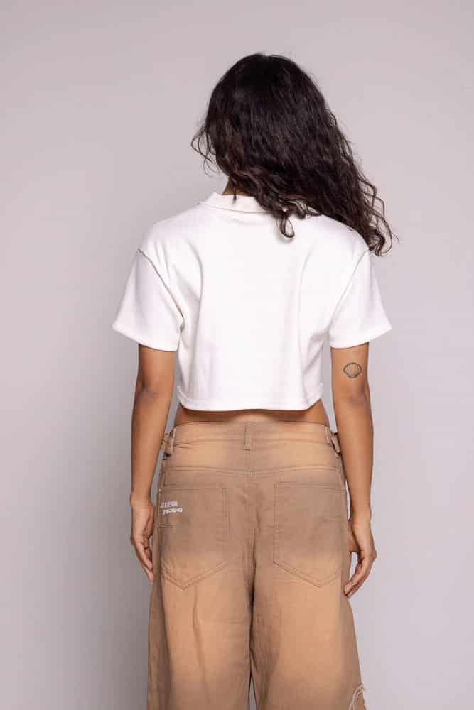 CropTop Polo Motion-Beige - miniatura 18
