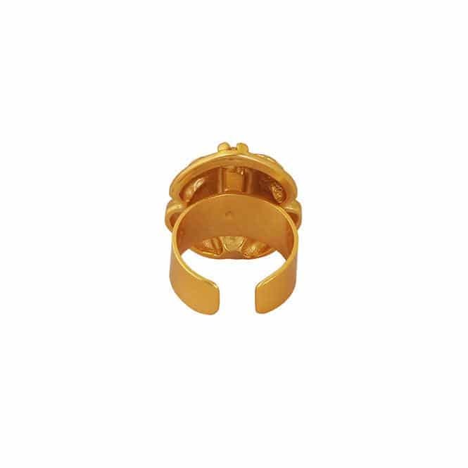 Anillo Rana Lisa una Trenza Tairona - miniatura 2