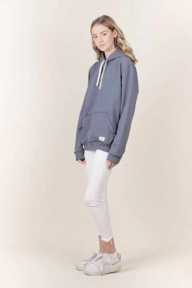 HOODIE AZUL UNISEX- BÁSICO - miniatura 4