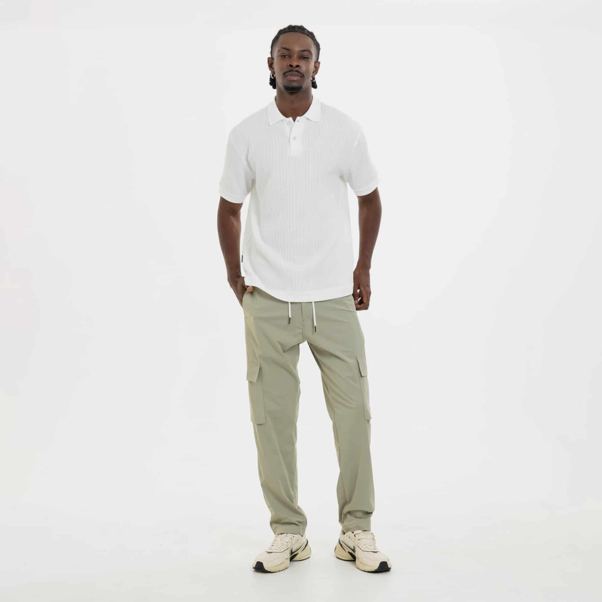 Refined Polo Knit Ivory - miniatura 2