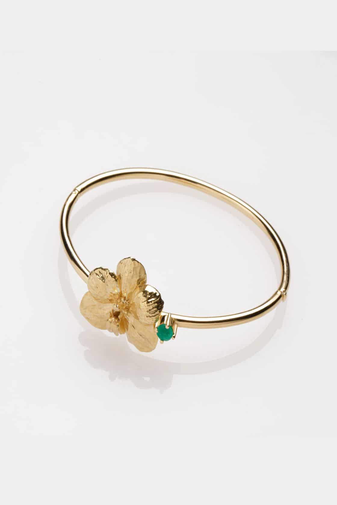 MINI VANDA ORCHID 18K BRACELET - miniatura 1