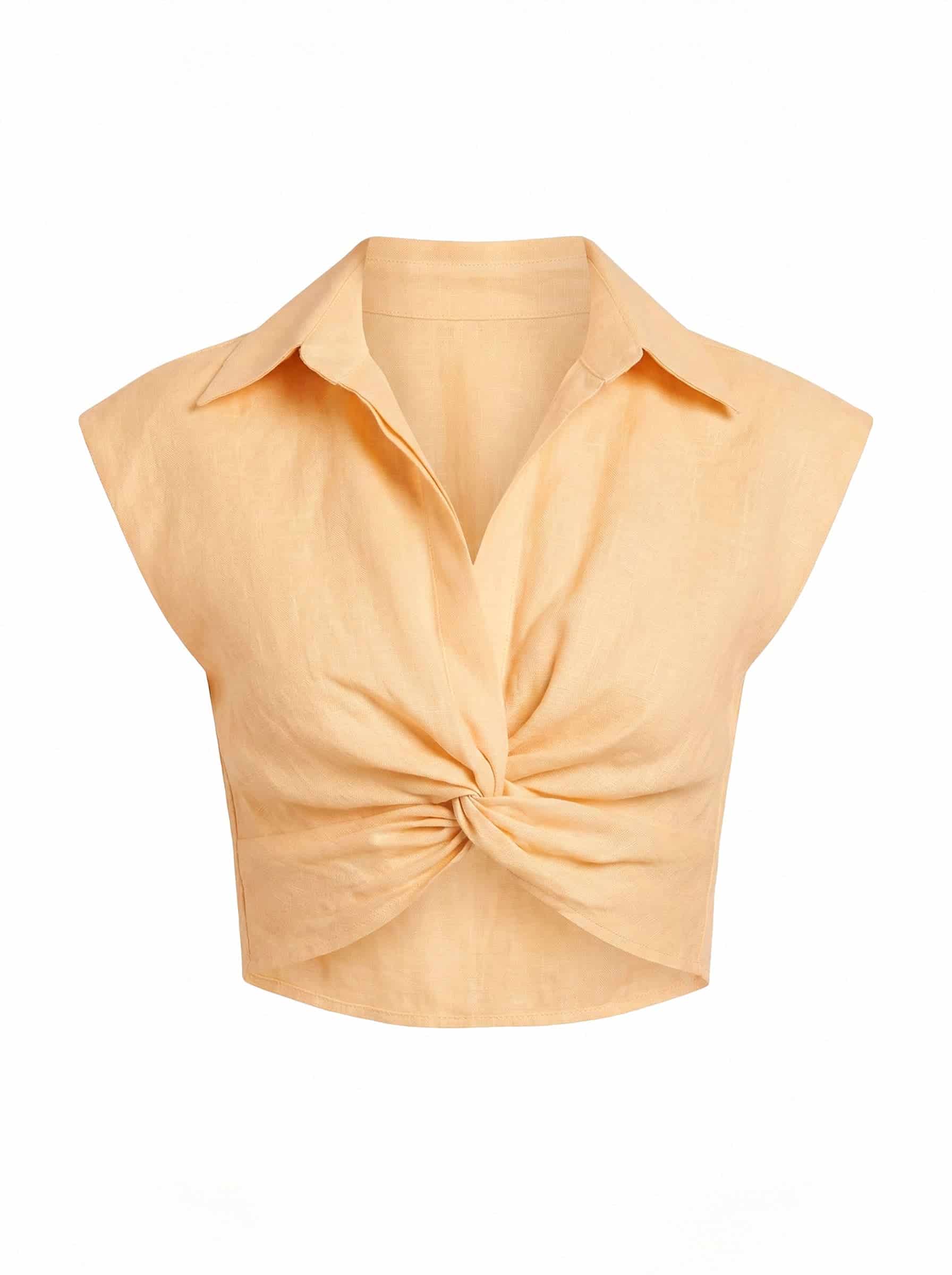 AMANDA TOP BUTTER YELLOW - miniatura 1
