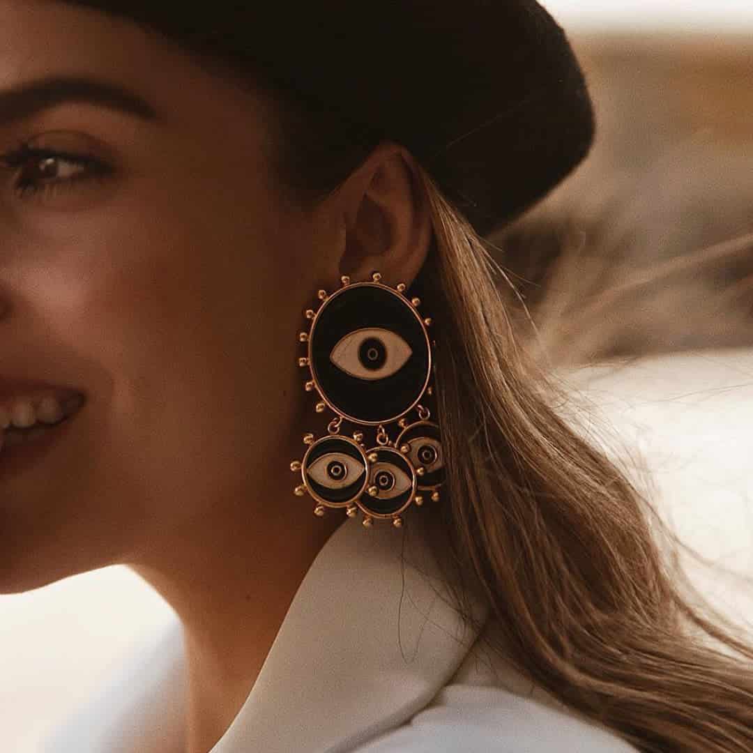 Aretes Triple Havana - miniatura 3
