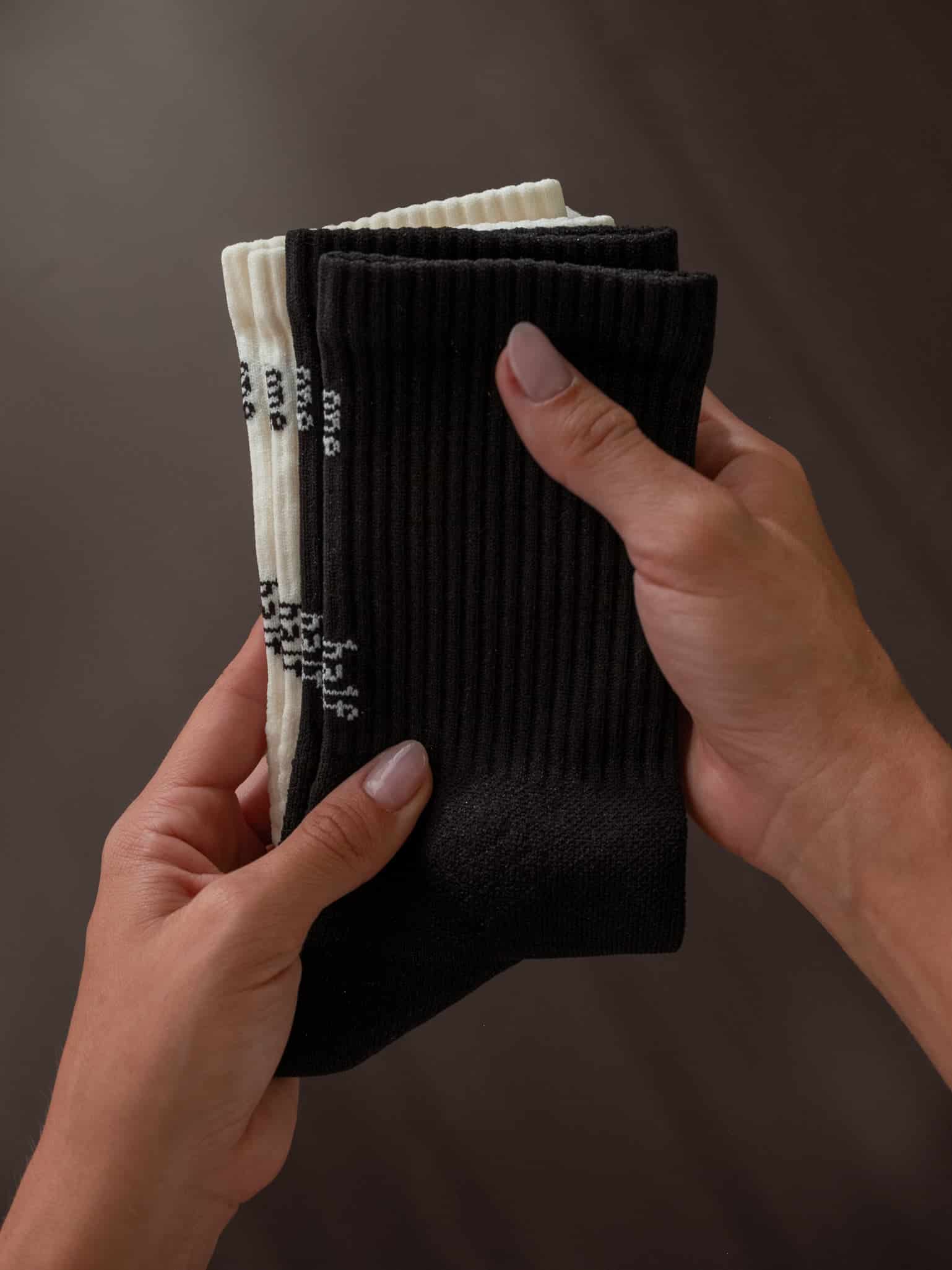 HIKE PRO SOCKS PACK X2 - SOFT WHITE & BLACK - miniatura 13